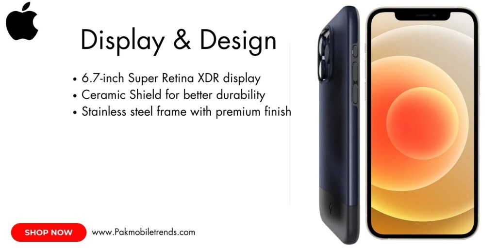 iPhone 12 Pro Max display with Super Retina XDR technology
