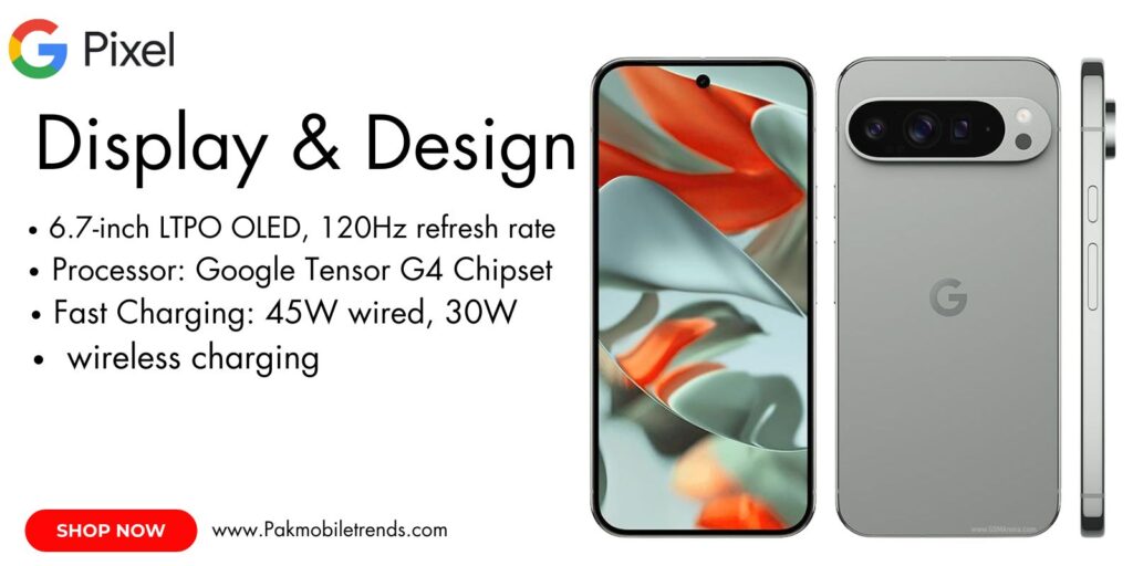 Close-up of a Google Pixel smartphone displaying vibrant colors and sharp details on its high-resolution OLED screen.