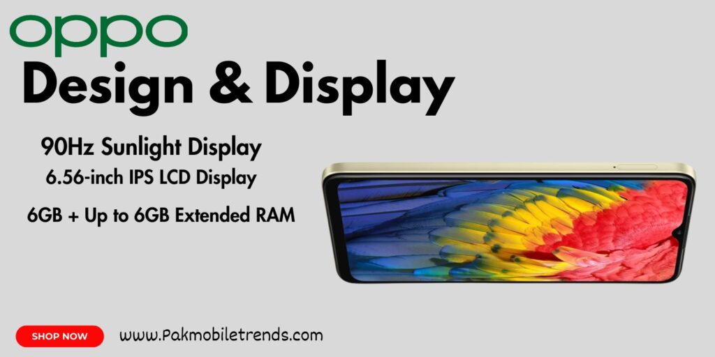 Close-up of Oppo A38 display with vibrant colors and smooth visuals