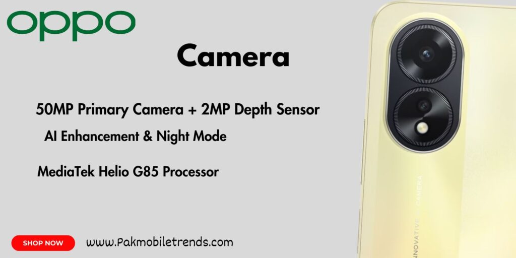 Oppo A38 dual-camera setup capturing high-quality photo
