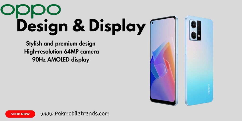 Oppo F21 Pro featuring an immersive AMOLED display with vibrant colors