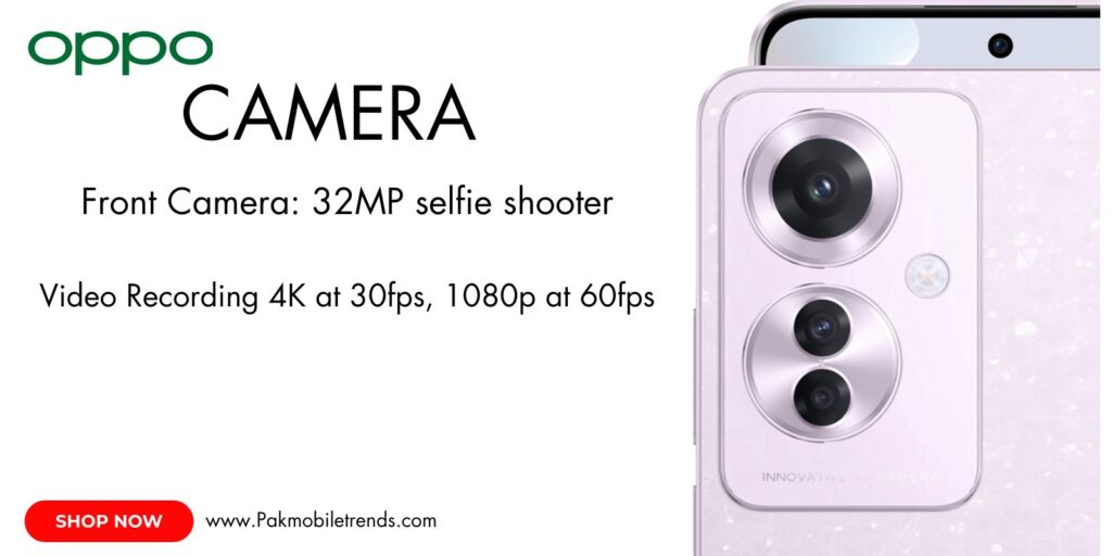 Oppo Reno 11F camera module highlighting advanced imaging capabilities