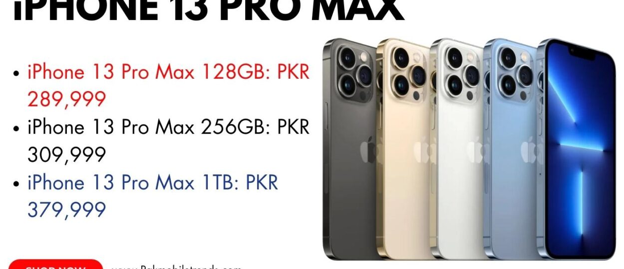 iPhone 13 Pro Max - Sleek design with Super Retina XDR display and Pro camera system