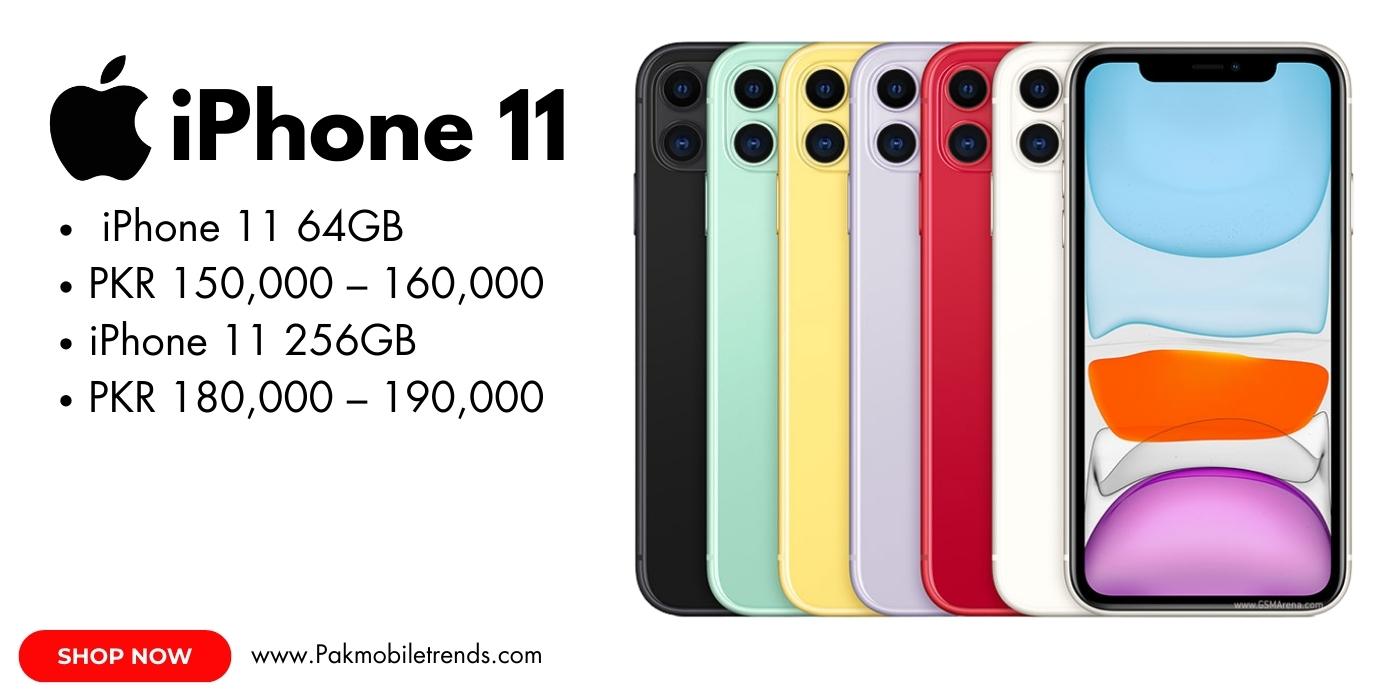 iPhone 11 in vibrant colors, featuring a dual-camera system, sleek design, and a 6.1-inch Liquid Retina display
