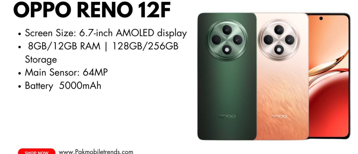Oppo Reno 12F – Latest Smartphone with Stunning Design and Features