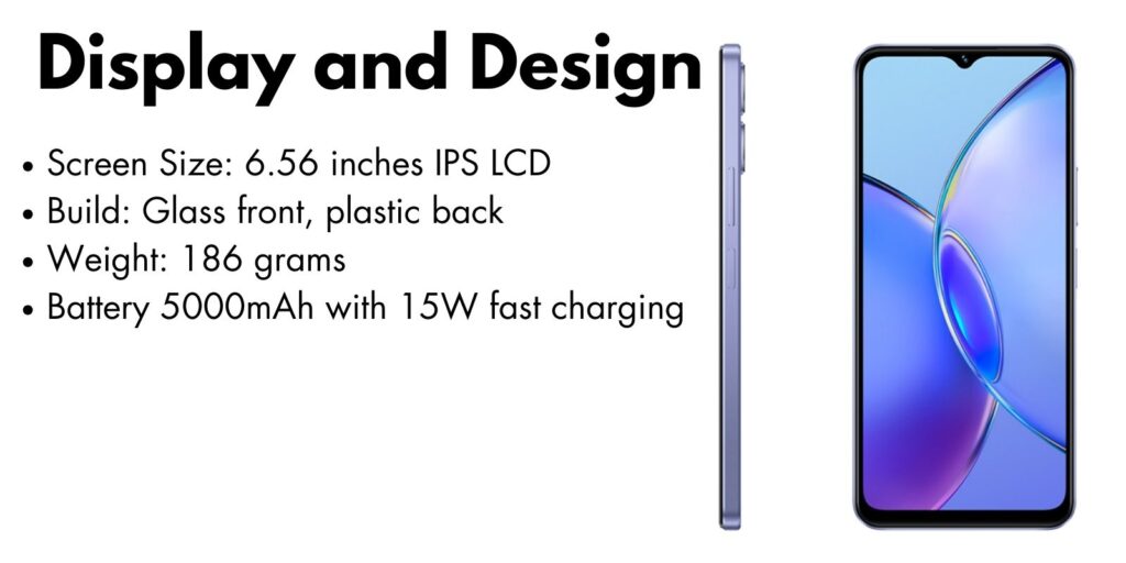Vivo Y17s smartphone featuring a sleek design and vibrant display.