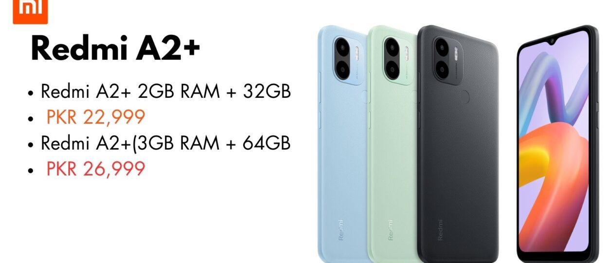 Redmi A2 Plus smartphone with sleek design and powerful features