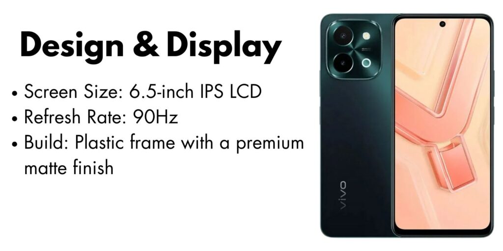Vivo Y28 smartphone with sleek design and vibrant display