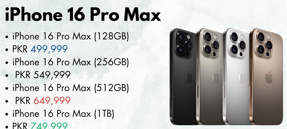 iPhone 16 Pro Max front and back view showcasing sleek design and advanced camera system