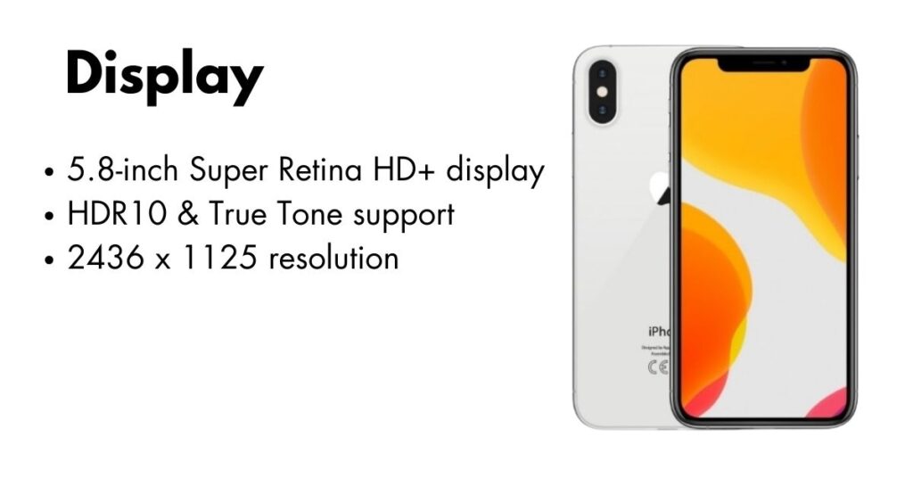 iPhone X edge-to-edge Super Retina display front view