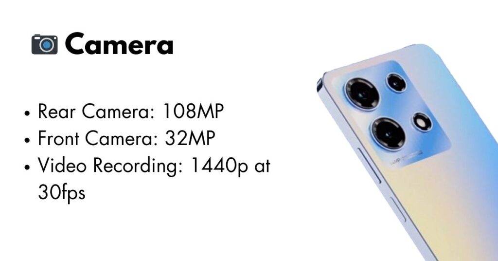 Close-up view of the Infinix Note 30 Pro camera module showcasing its advanced lenses and AI-powered imaging technology.