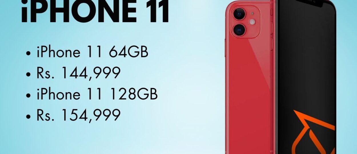 iPhone 11 in multiple colors showcasing its sleek design and dual-camera system.