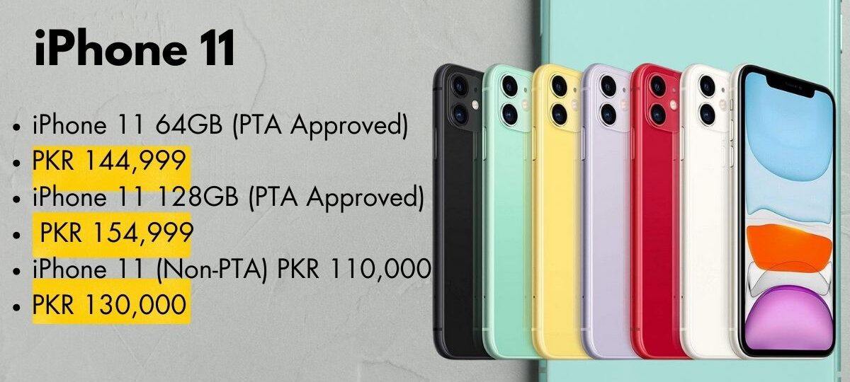 iPhone 11 in sleek design with dual rear cameras and Liquid Retina display