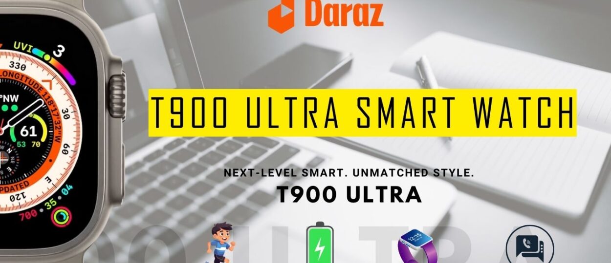 T900 ULTRA Smart Watch with high-resolution display and modern design