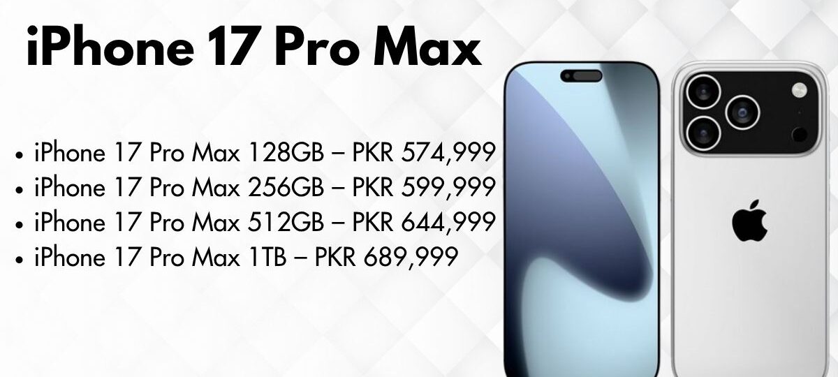 iPhone 17 Pro Max – Front and Back View with Dynamic Island Display and Triple Camera Setup